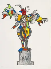 Devil XV by Niki de Saint Phalle, 1997, Farblithographie, sold Jun 2026