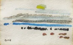 Sonnenaufgang by Siegward Sprotte, Gouache, sold Jun 2026