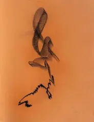 Zeichen in Bewegung by Siegward Sprotte, 1971, Kohle/Papier, sold Jun 2026