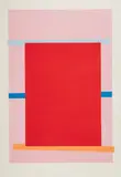 Red Square by Imi Knoebel, 1996, Farblithografie, sold Jun 2026