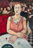 Louise by Rita Duffy, 1986, Öl/Holz, sold Jun 2026