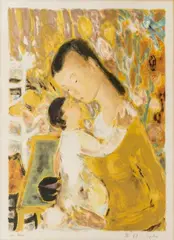 Maternité by Le Pho, Farblithographie, sold Jun 2026