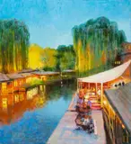 Club der Visionäre, Berlin Kreuzberg by Uwe Herbst, Acryl/Leinwand, sold Jun 2026