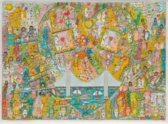 The Best Art is A Good Heart by James Rizzi, 2000, Farbsiebdruck in zwei Ebenen, sold Jun 2026