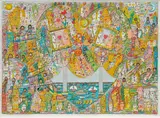 The Best Art is A Good Heart by James Rizzi, 2000, Farbsiebdruck in zwei Ebenen, sold Jun 2026