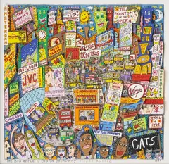 The Big Apple is Big on Broadway by James Rizzi, 1999, Farbsiebdruck in zwei Ebenen, sold Jun 2026