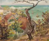Nidden, der Italienblick by Erich Behrendt, Öl/Leinwand, sold Jun 2026