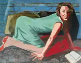 Die Schauspielerin Anneliese Born in Carl Zuckmayers 'Rivalen' by Karl Kluth, Öl/Leinwand, sold Mar 2026