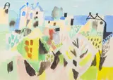 Forio by Eduard Bargheer, 1948, Aquarell, sold Mar 2026