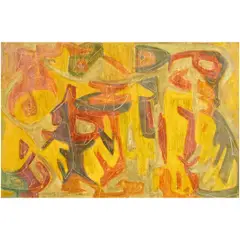 Untitled by Ruth Wall, oil on masonite, sold Dec 2025