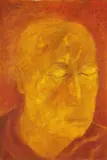 Head by Akbar Padamsee, 2003, Oil on canvas, sold Apr 2024