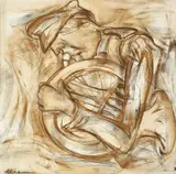 Bandwalla Series by Krishen Khanna, Oil on canvas, sold Apr 2024