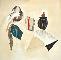 Untitled by Bal Chhabda, Oil on canvas, sold Apr 2024