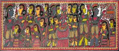 Untitled by Baua Devi, Acrylic on canvas, sold May 2024