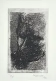 Head by Akbar Padamsee, Etching on paper, sold Jun 2024