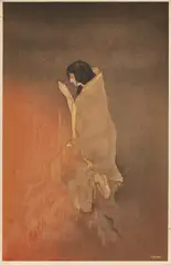 Sati by Nandalal Bose, Aquatint on paper heightened with gold, sold Jun 2024