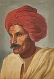 Head from Life by Ambika Dhurandhar, 1955, Oil on paper, sold Jun 2024