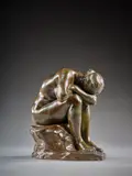 La vérité méconnue ou Le miroir brisé by Jules Dalou, Bronze à patine brun vert nuancé, sold Sep 2026