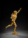 Le Vainqueur au combat de coqs by Alexandre Falguière, Bronze à patine dorée, sold Sep 2026