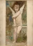 Etude pour ‘L’Amour Piqué’ by William-Adolphe Bouguereau, Huile sur toile (Toile d'origine), sold Sep 2026