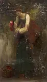 Etude pour les ‘Petites maraudeuses’ by William-Adolphe Bouguereau, Huile sur papier marouflé sur carton, sold Sep 2026