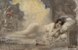 Danaé by Léon Comerre, Huile sur toile (Toile d'origine), sold Sep 2026