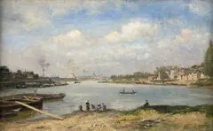 La Seine au confluent de la Marne à Charenton by Stanislas Lépine, Huile sur toile, sold Sep 2026