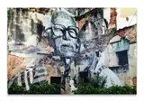 The Wrinkles of the City, La Havana, Rafael Lorenzo y Obdulia Manzano, 1 an après (artwork by JR, project by JR & Jose Parlà), Cuba – 2012 / 2015 by JR, Tirage photographique en couleurs monté sur dibond, plexiglas, sold Apr 2026