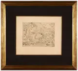 La blague de l’éléphant by James Ensor, 1888, Eau-forte sur papier imitation Japon, sold May 2026