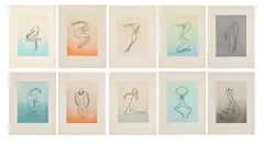 Les Anatomes (10 planches) by Man Ray, 1970, 10 eaux-fortes et aquatintes en couleurs, sold May 2026