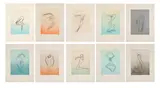 Les Anatomes (10 planches) by Man Ray, 1970, 10 eaux-fortes et aquatintes en couleurs, sold May 2026