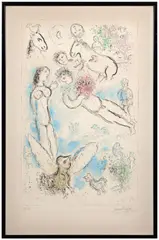 L’envolée magique by Marc Chagall, 1980, Lithographie en couleurs, sold May 2026