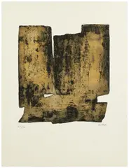 Eau-forte XII by Pierre Soulages, 1957, Eau-forte en couleurs, sold May 2026
