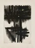 Eau-forte VI by Pierre Soulages, 1957, Eau-forte en noir, sold May 2026