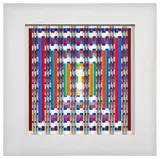 Image Aquatic by Yaacov Agam, 1990, Sérigraphie en couleurs avec des prismes transparents, sold May 2026