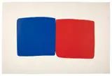Dark Blue and Red (Bleu Foncé et Rouge) by Ellsworth Kelly, 1964/65, Issue de " Twenty-Seven Lithographs", sold May 2026