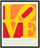 The Book of Love (1 planche) by Robert Indiana, 1996, Sérigraphie en couleurs, sold May 2026