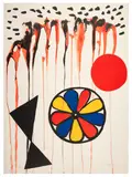 La Mousson by Alexander Calder, 1965, Lithographie en couleurs, sold May 2026