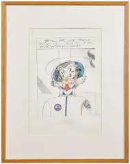 Union Square by Saul Steinberg, 1973, Lithographie en couleurs, sold May 2026