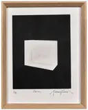 Carn by James Turrell, 1990, Eau-forte et aquatinte en noir et blanc, sold May 2026