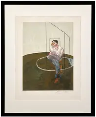 Portrait de John Edwards by Francis Bacon, 1986, Lithographie en couleurs sur Vélin d'Arches, sold May 2026
