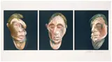 Trois études pour un autoportrait by Francis Bacon, 1990, Lithographie en couleurs sur papier Arches, sold May 2026