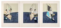 Trois études de dos d'homme by Francis Bacon, 1987, Trois lithographies en couleurs sur Vélin d'Arches, sold May 2026