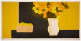 Grande nature morte jaune et noire by Bernard Cathelin, 1990, Lithographie en couleurs sur Vélin d'Arches, sold May 2026