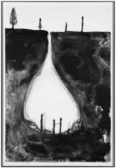 No Title 5 by Chiharu Shiota, 2016, Lithographie en noir sur Vélin d'Arches, sold May 2026