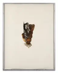 Riunite & Ice, collage #12 by Lorna Simpson, 2014, Collage sur papier, sold Jun 2026