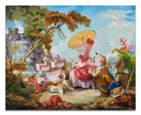 DANS LE PARC » after Fragonard by Kriki, 2004, Huile sur toile, sold Jun 2026