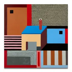 Una Mano per AIL by Nathalie du Pasquier, 2023, Huile et acrylique sur toile, sold Jun 2026