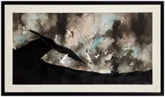 Face au démon 2 by Christophe Chabouté, Technique mixte sur papier. «, sold Jun 2026