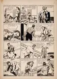Fantax by Pierre Mouchot, Encre de Chine et gouache sur papier pour la planche 2 de cette histoire publiée dans le mensuel, sold Jun 2026